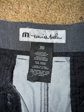 Travis Mathew Men’s Grey Slim Jeans